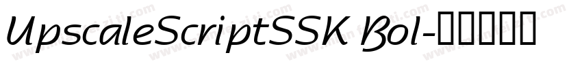 UpscaleScriptSSK Bol字体转换